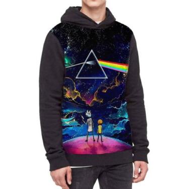 Imagem de Moletom Com Capuz Rick And Morty Full Print Ref:44 - smoke, Preto, P