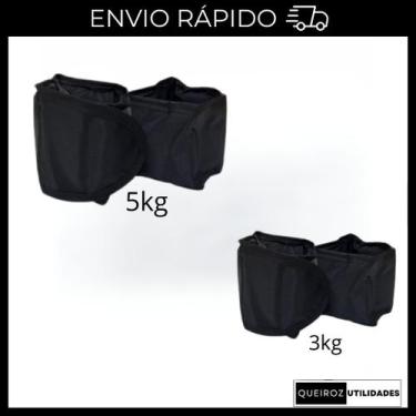 Imagem de Kit de caneleira par 5kg + 3kg - Academia - Pilates - Exercicios - exe