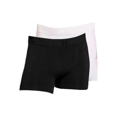 Imagem de Kit com 2 Cuecas Boxer Hope Smc61020 Colorido, Preto, P