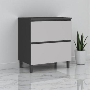 Imagem de Balcão Cozinha 1 Porta 1 Gaveta 80cm com Tampo 100% MDF Lúmina Itatiai