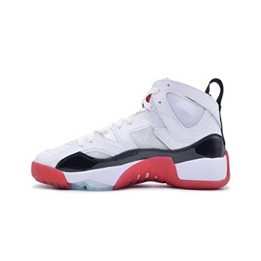 Imagem de Nike Tênis masculino Air Jordan Jumpman Two Trey, Branco/vermelho academia/preto, 43 BR