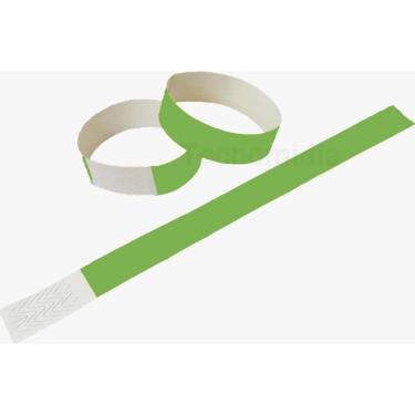 Imagem de 1000 Pulseira Verde para controle de acesso Med