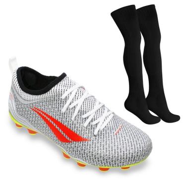Imagem de Kit Chuteira Campo Penalty S11 Locker Ecoknit XXI + Meião