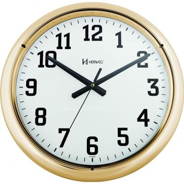 Imagem de Relógio De Parede Herweg Quartz 660128 Dourado - Dourado
