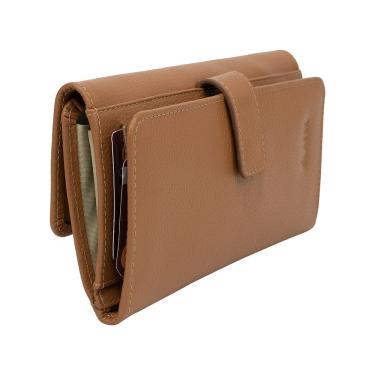 Imagem de Carteira Feminina Classe Couro Grande F100 Documento Cartão