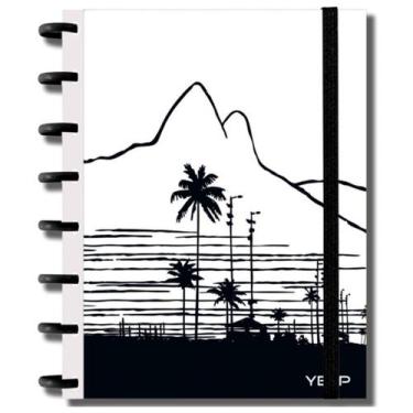 Imagem de Caderno Capa Dura Com Discos 80 Folhas Pautadas De Tamanho A4 27,5*20 