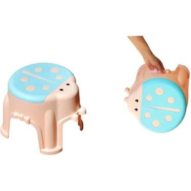 Imagem de Banco Infantil Formato de Joaninha – Leve, Resistente e Ideal para Quartos, Banheiros e Brinquedotecas