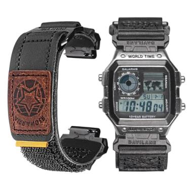 Imagem de Pulseira de relógio para Casio DW-H5600 AE-1000W AE-1100W AE-1200 AE-1300 AE-1500WH A158WA A-159WA A168W B650 B640, pulseira Casio de couro de 18 mm