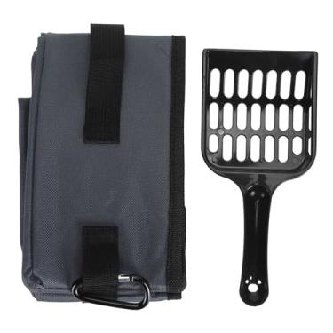 Imagem de QANYEGN Caixa portátil da maca do curso do gato, caixa da maca do curso da tela de oxford 600d, caixa da maca do gato com colher da maca para viagens de acampamento (S)