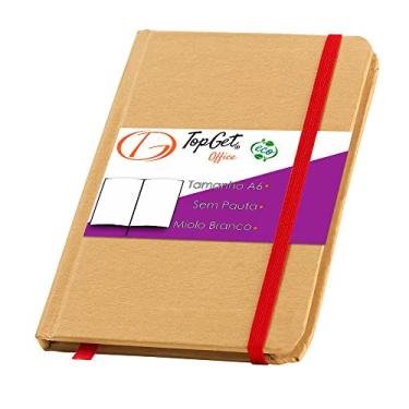 Imagem de Caderneta Pocket 10x14cm 80 Folhas Sem Pauta Eco Lotus TopGet (Vermelho)