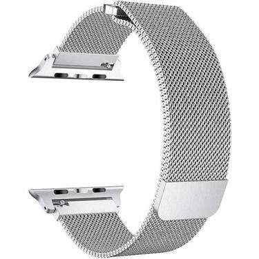 Imagem de Pulseira Milanese Aço Metal Para Apple Watch Series 3/4 38/40MM Prata 