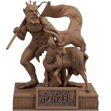 Imagem de Estátua Imagem Azazel - Chave Menor de Salomão - Ars Goetia (Cor Madeira)