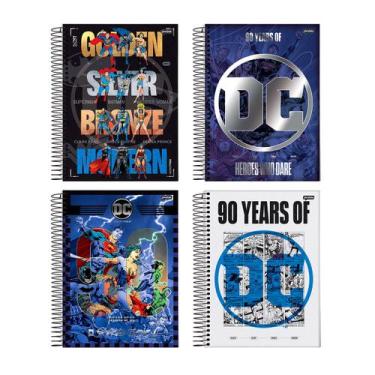 Imagem de Caderno Espiral Universitário 1 Matéria 80 Folhas DC COMICS - Jandaia