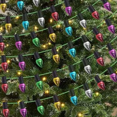 Imagem de Cordão de luz em miniatura para casa de 200 cm para artesanato, luzes de fadas, decorações de casa, presentes para o dia de Natal (200 cm - linha verde)