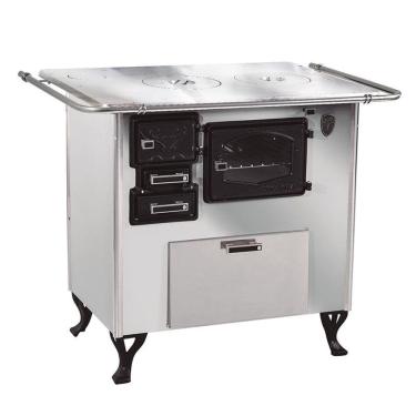 Imagem de Fogão A Lenha C Forninho Dir Inox Fornos Pinhal Alumínio N2