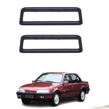 Imagem de Par Moldura Maçaneta Inter Preto Monza 82 A 96 Opala 68 A 92