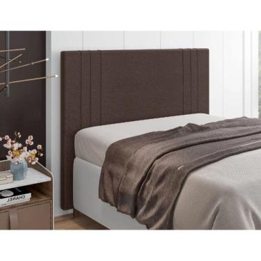 Imagem de Cabeceira Box Solteiro 0,90cm Marrom Ferrara Italian Flex 