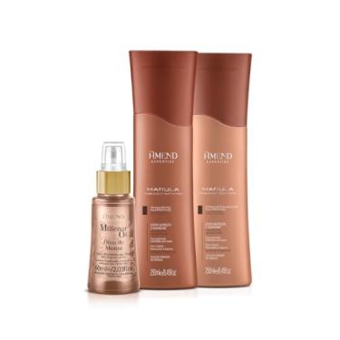 Imagem de Amend Expertise Marula Fabulous Shampoo 250ml + Condicionador 250ml + Millenar Oil Monói 60ml