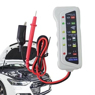 Imagem de Bateria Automotivo, bateria carro 6V 12V alta precisão, Analisador Detecção Tensão Plug and, Testador para Sistema Acionamento e Carregamento Hoghaki