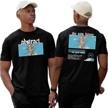 Imagem de Camiseta Algodão Basica‎ Abstract Angel The New Future-Unissex