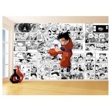 Imagem de Papel De Parede 3D Dragon Ball Goku Gohan Anime 3,5M Dbz717 - Você Dec