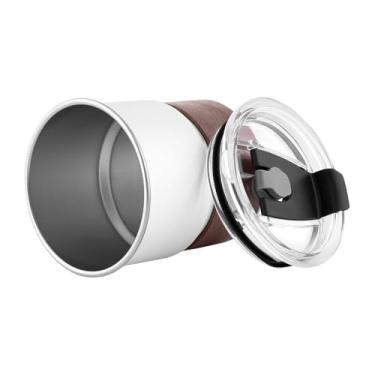 Imagem de Copo em Inox Hermético Para Café, Chá e Bebidas Quentes 250ml com Canudo (branca)