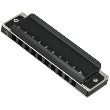 Imagem de Gaita profissional Blues Chave de C 10 furos 20 tons padrão diatônico (Paddy C)