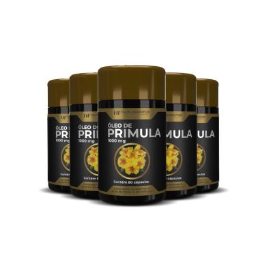 Imagem de 5X ÓLEO DE PRIMULA 1000MG PREMIUM 60CAPS-Unissex