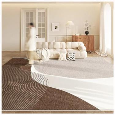 Imagem de SPXMQSS Tapete para sala de estar, tapete de quarto grande antiderrapante, tapete de mesa de centro de sofá lavável e resistente à sujeira, para quarto sala de estar sala de jantar escritório tapetes