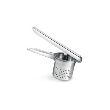 Imagem de Espremedor de Batatas Inox, Aço Inoxidável, 27cm Comprimento, Cabo Ergonômico, 349g