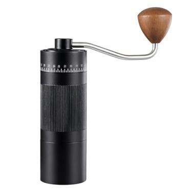 Imagem de Luqeeg Moedor de café manual, moedor de grãos de café, capacidade de 22 g, 55 configurações ajustáveis, moedor manual de grãos de café com vários métodos de preparação, moagem precisa para viagem em