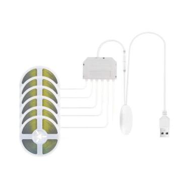 Imagem de Luzes LED COB Indutivas USB 5V 1-6 Peças Com Dimmer De Toque Em Madeir