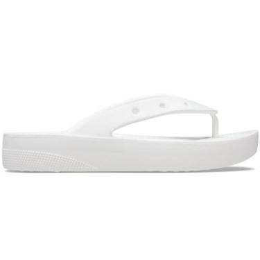 Imagem de Chinelo crocs classic plataform flip white - 34