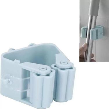 Imagem de Suporte de vassoura rodo pá adesivo pendurar na parede - top rio 