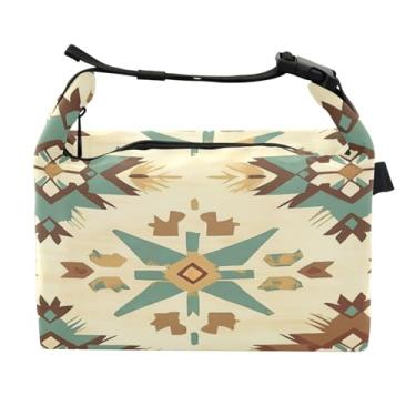 Imagem de STAYTOP Lancheira de malha nativa americana com fivela de alça, lancheira isolada para meninos e meninas, lancheira térmica para trabalho escolar