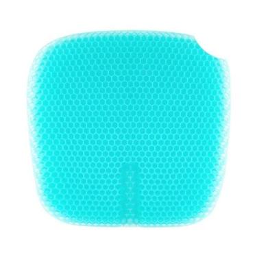 Imagem de Almofada De Gel TPE Respirável Em Forma De Colmeia Para Assento De Esc