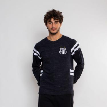 Imagem de Camiseta Manga Longa Santos Oficial Escudo-Masculino