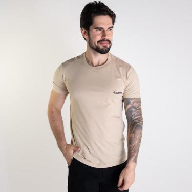 Imagem de Camiseta Acostamento Casual Bege-Masculino