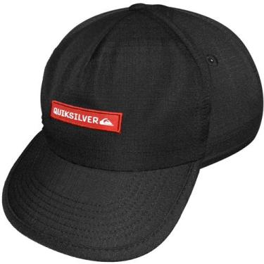 Imagem de Boné Quiksilver DNA Clicker Preto 5 Panel, Único