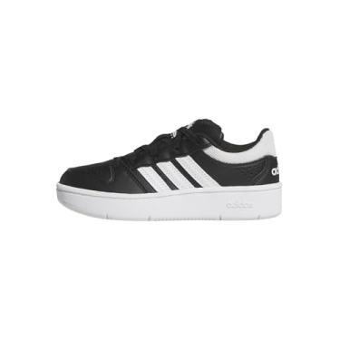Imagem de adidas Tênis infantil unissex clássico El C, Preto/branco/branco, 13.5 Little Kid