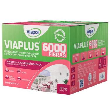 Imagem de Argamassa Impermeabilizante C/ Fibras VIapol Viaplus 6000