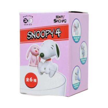 Imagem de Figuras Miniaturas De PVC Snoopy Woodstock Faron Rabbit Anime Caixa Su