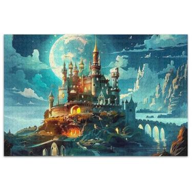 Imagem de Adventure Castle Quebra-cabeças de 1000 peças para adultos, quebra-cabeça, presentes legais para adultos, quebra-cabeça artístico