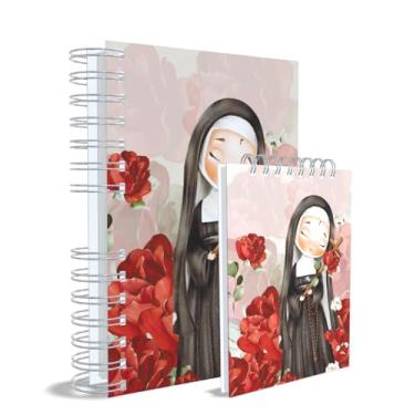 Imagem de Agenda Católica 2026 + Bloco de Anotações, Santa Rita, Dourado, Capa 8