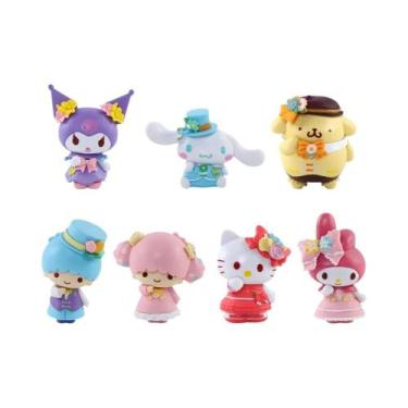 Imagem de Conjunto De Brinquedos Em Caixa Surpresa Da Série Pijamas Kawaii 6 Peç