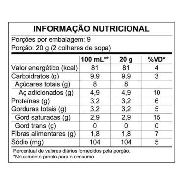 Imagem de Chocolate Quente Cremoso 3 Corações Pote 180g