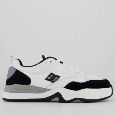 Imagem de Tênis DC Ascend S Imp Branco e Preto-Masculino