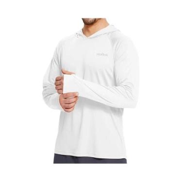 Imagem de Camiseta Com Capuz Masculina Leve De Secagem Rápida Com Proteção Solar