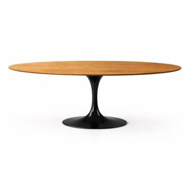 Imagem de Mesa de Jantar Tulipa Saarinen Oval 244x137 cm Tampo Freijó