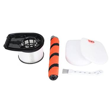 Imagem de Mingzhe Aspirador de pó Rolo Escova Filtro Algodão Conjunto Adequado para Iz300uk Iz320 Aspirador Branco Textura Macia Melhorar a Eficiência